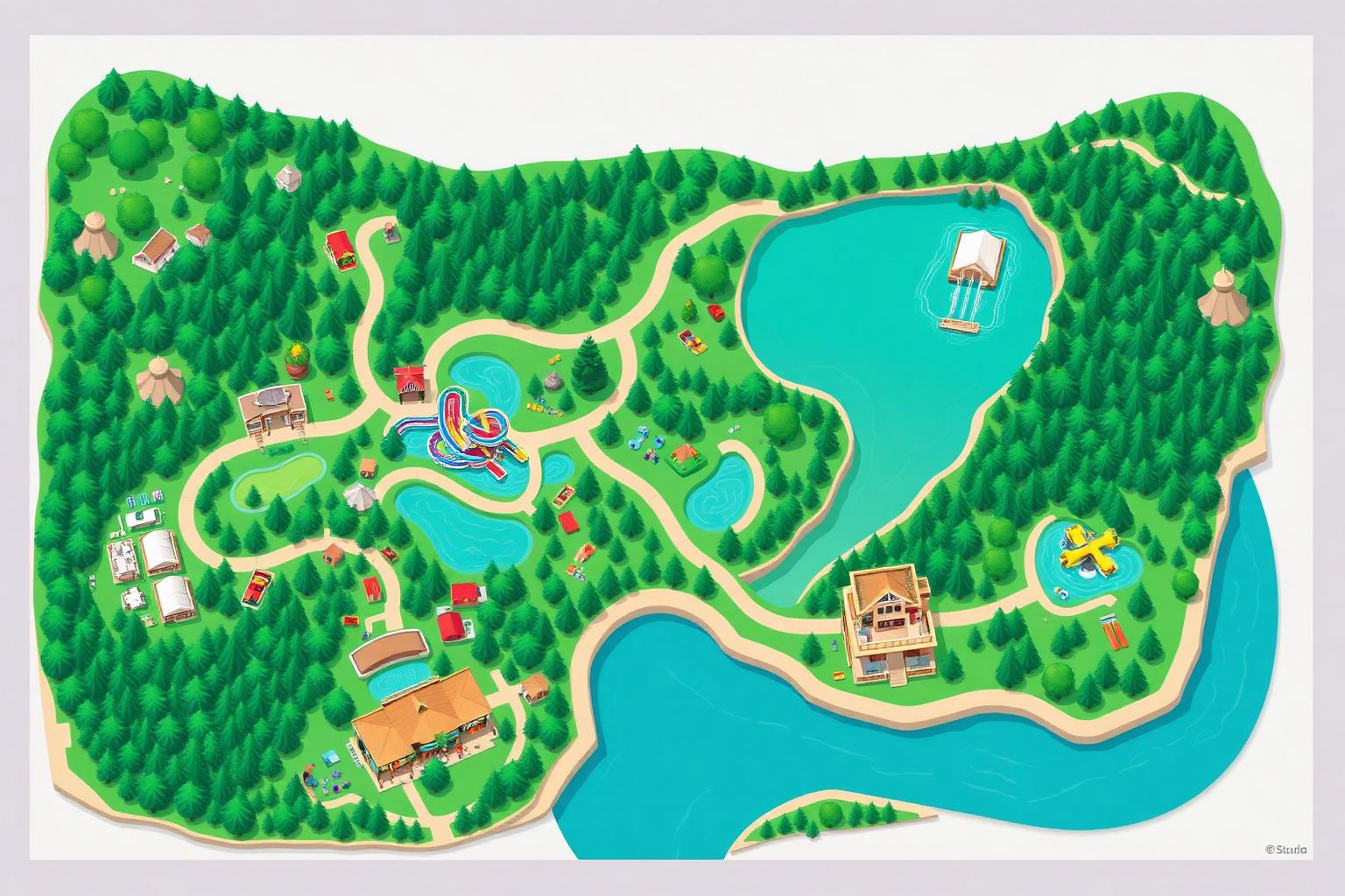Peta kawasan AquaTerra Eco-Resort & Waterpark